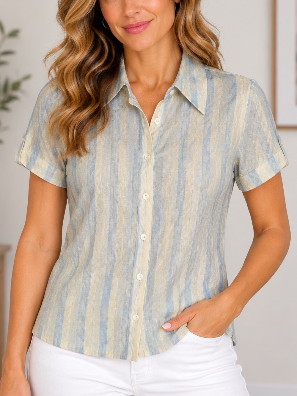 Vintage Devon Polyester Blouse